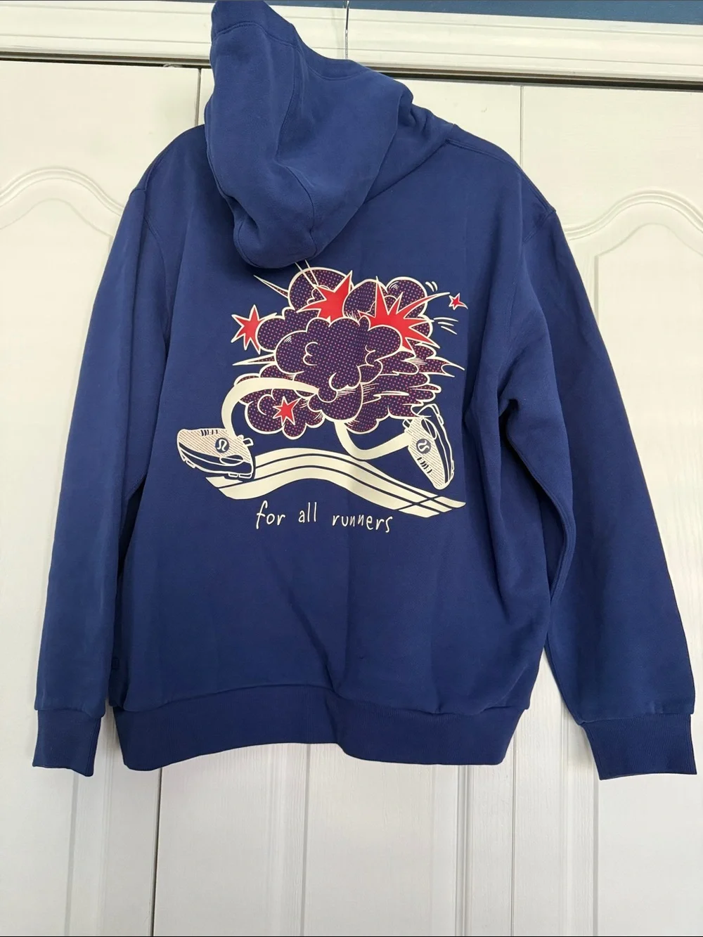 lululemon athletica Men's Steady State Pullover Hoodie Graphic in Clubhouse Blue